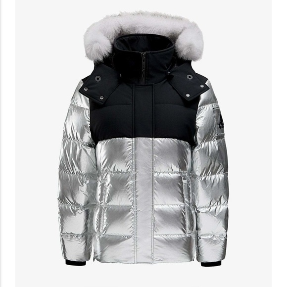 Moose Knuckles 3 Q Silver Women’s Coat